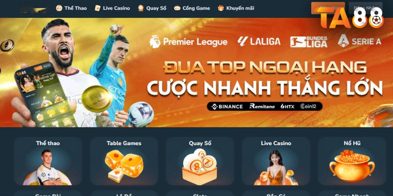 TA88 cung cấp đa dạng các trò chơi